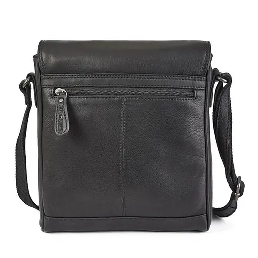 Кожаная мужская сумка через плечо Hill&Burry 30х24х9 см sum0025914 - фото 3