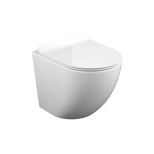 Унитаз подвесной Koller Pool Round Smart Tornado 3.0 с сидением Soft Close RN-0490-RQ3, Белый - фото 1