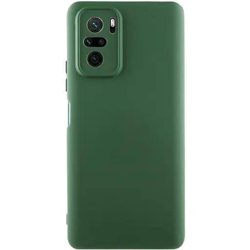 Чехол Silicone Cover Lakshmi Full Camera (AAA) для Xiaomi Redmi Note 10 / Note 10s / Poco M5s Зеленый / Cyprus Green