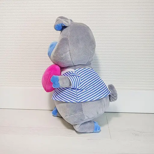 Порося Хосе з серцем м`яка іграшка синій п'ятачок - фото 2