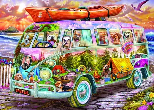 Пазл Anatolian Собачий фургон Олимпос 1000 эл. (1118) - фото 2