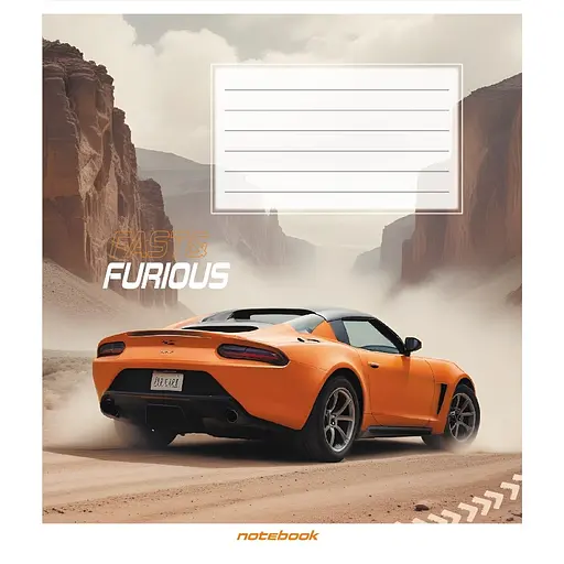 Зошит загальний "В пустелі" Leader 060-590423K-1 в клітинку, 60 аркушів - фото 1