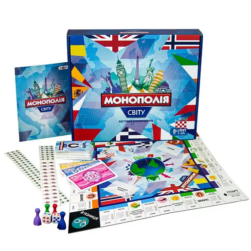 Настольная игра «Монополия мира» 7007 на украинском языке - фото 2