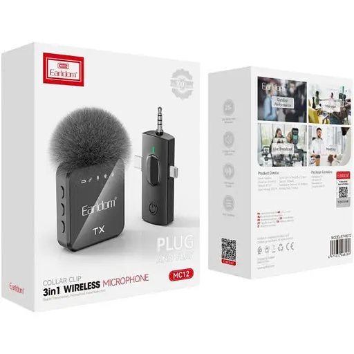 Микрофонная радиосистема Earldom ET-MC12 Black (149922) - фото 15