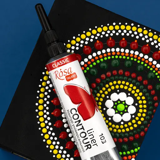 Контур універсальний Rosa Talent Червоний 20 мл - фото 3