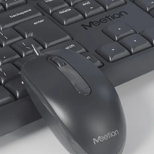 Бесшумная проводная мышь MEETION M100 USB черная - фото 18