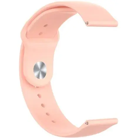 Ремешок DK CDK для Garmin Forerunner 255 / 255 Music 22mm Silicone Sport Band (011909) (pink) - фото 2