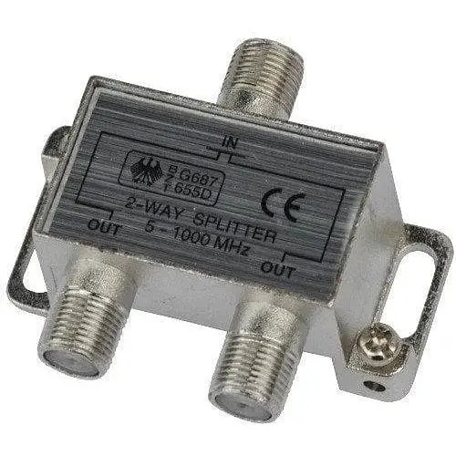 Сплітер 2E 2-way Germany 5-1000MHZ великий корпус металевий