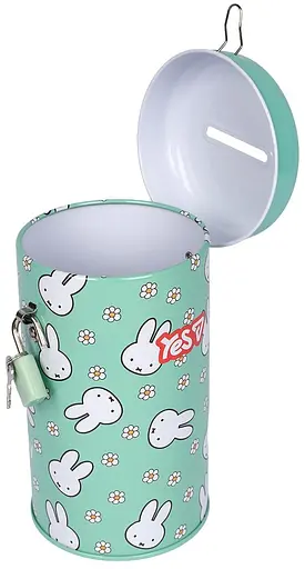 Скарбничка кругла Yes Miffy 13х7,6 металева (708578) - фото 2
