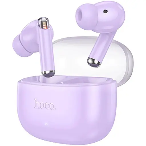 Бездротові TWS навушники Hoco EQ12, вакуумні, BT5.3, 40mAh, 350mAh, 7h, 32h, purple