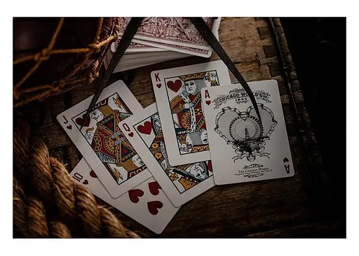 Карти гральні Cartamundi Ellusionist Pioneers Marked (red) (PC_ELPMR) - фото 4