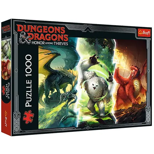 Пазл Trefl Легендарні монстри Підземелля та дракони 1000 ел. (10763) - фото 1