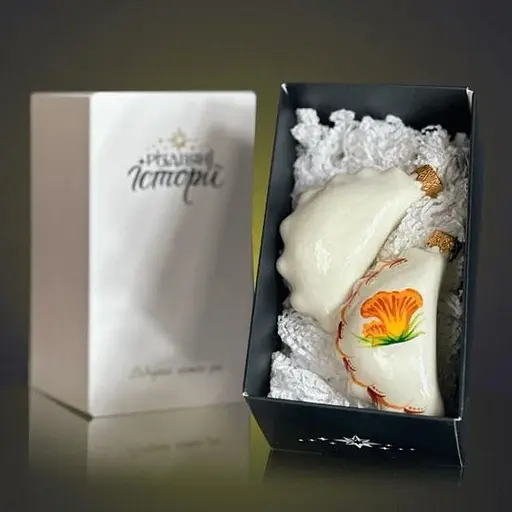 Набір ялинкових прикрас Різдвяні історії Лисички на 2 вареника скло (4820001248692) - фото 4