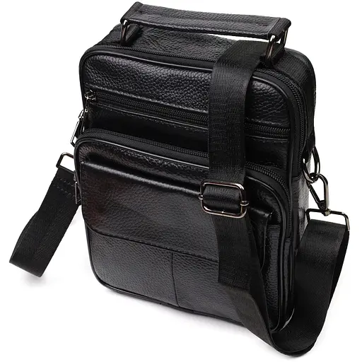 Шкіряна чоловіча сумка Vintage 19,5х24х4,5 см sum0023580 - фото 1