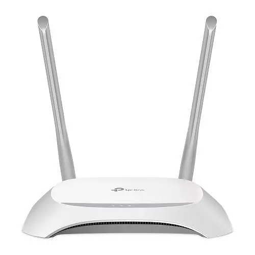 Роутер TP-LINK TL-WR840N, Wi-Fi 802.11b/g/n, до 300 Mb/s, 2.4GHz, 4 LAN 10/100 Mb/s, RJ45 10/100Mb/s (FE), 2 зовнішні незнімні - фото 1