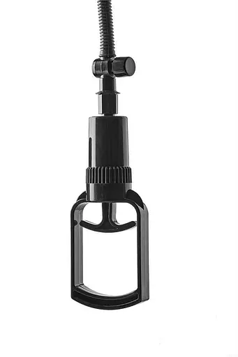Вакуумная помпа DreamToys Ramrod Penis Pump Trigger 20 см прозрачный - фото 3