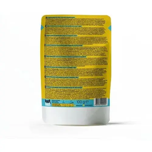 Корм влажный Half&Half для взрослых кошек кусочки с лососем в желе в форме пауча 100 г - фото 2