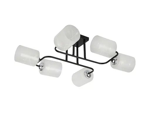 Люстра декоративная INTEREES V 70196-6 BK+CR