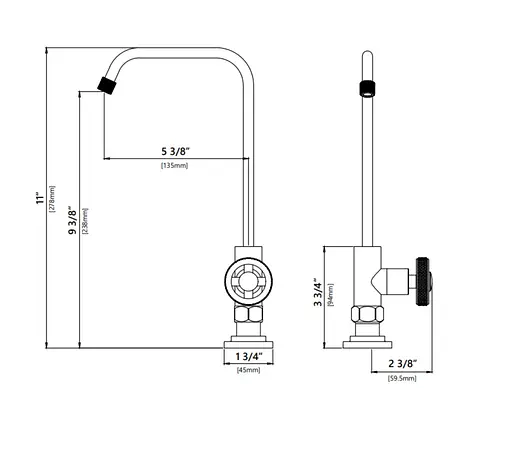 Кран кухонний до фільтру Kraus Urbix FF-101SFS Нержавіюча сталь - фото 8
