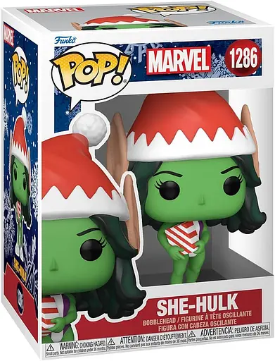 Фігурка Funko Pop Марвел Жінка Халк Marvel Holiday She-Hulk 10 см MH SH 1286 - фото 3
