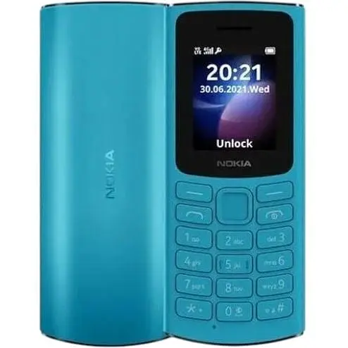 Мобільний телефон Nokia 105 DS 2023 Cyan (1GF019CPG6C01)