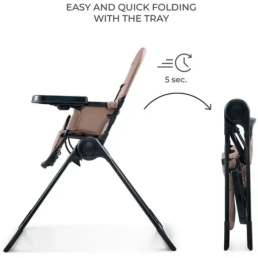 Стульчик для кормления Kinderkraft Binci Beige (KHBINC00BEG0000) - фото 3