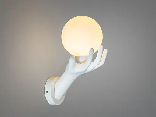 Настенное бра Diasha F3618 белое для арт-пространств - фото 1