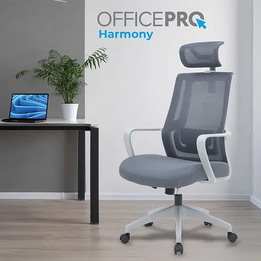 Офісне крісло OfficePro Harmony OC310-G-G-G Gray [148639] - фото 7