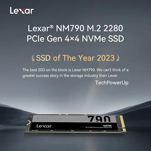 SSD накопитель Lexar NM790 2TB M.2 NVMe (LNM790X002T-RNNNG) [146005] - фото 5