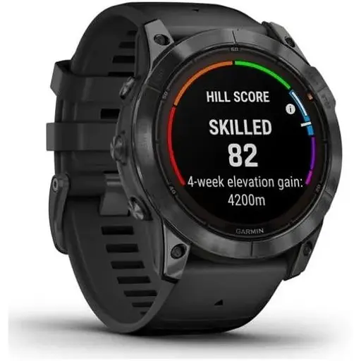 Смарт-часы Garmin Fenix ​​7X Solar Slate Gray w. Black Band (010-02778-00/01) - фото 3