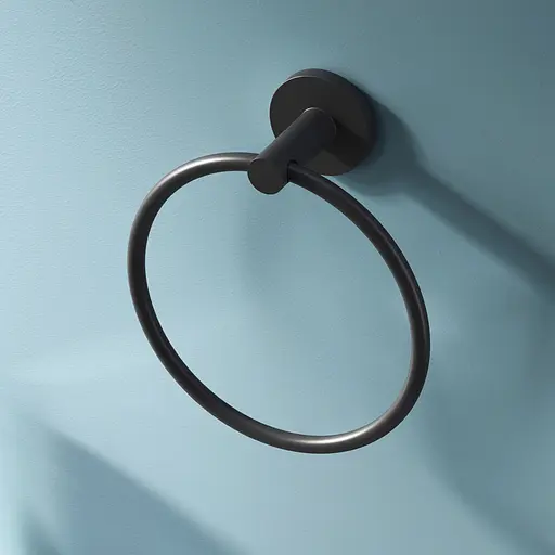 Кільце для рушника AM.PM X-Joy black A85A34422 Чорний матовий - фото 2