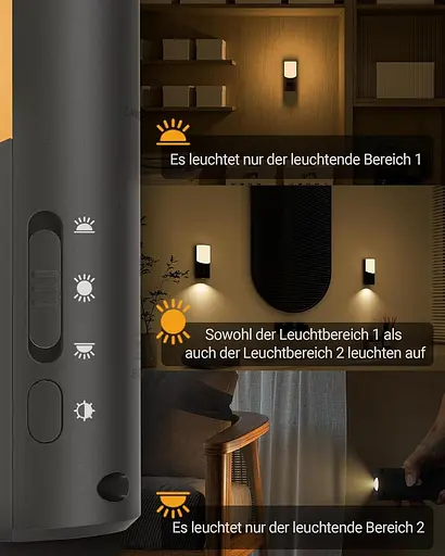 Lyridz Ночник с датчиком движения 2шт. Теплый белый - фото 7