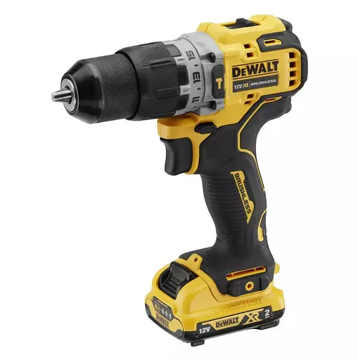 Дрель-шуруповерт аккумуляторный ударный DeWalt с АКБ и ЗП DCD706D2 - фото 1