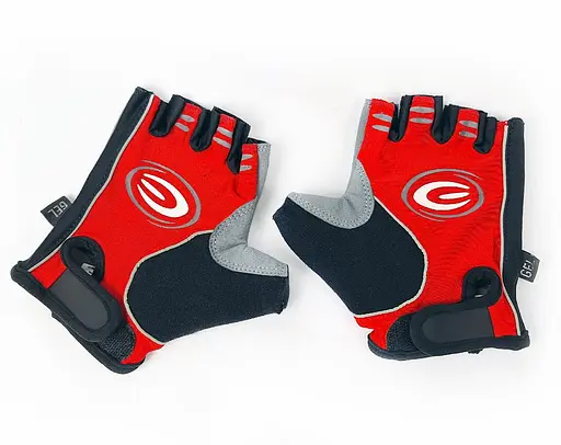 Велорукавиці Ergo Gel з короткими пальцями L Black-Red (G0000053) - фото 2