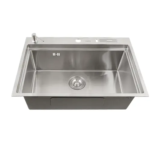 Кухонна мийка накладна з нержавіючої сталі кухонна станція Nett NS-7048, Нержавіюча сталь - фото 8