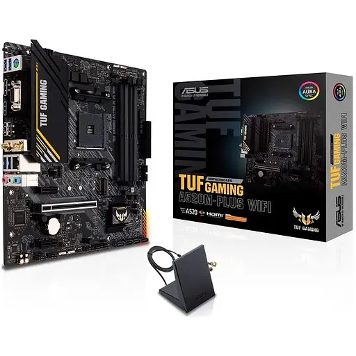 Материнская плата Asus TUF Gaming A520M-Plus WiFi Socket AM4 - фото 2