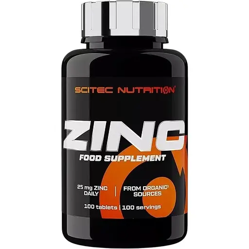 Вітаміни та мінерали Scitec Nutrition Zinc, 100 таблеток