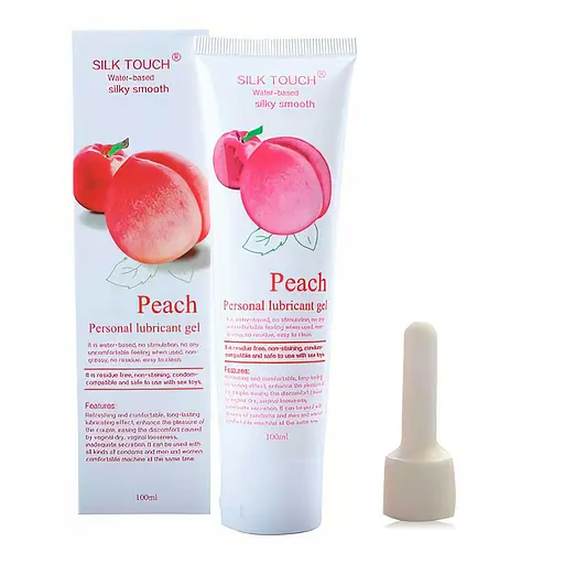 Інтимний гель-лубрикант зволожуючий Silk Touch з ароматом персика 100 мл