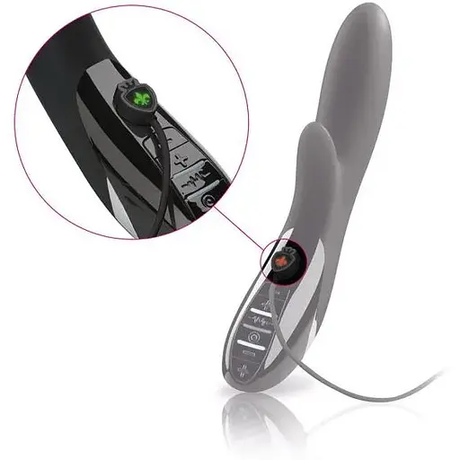 Вібратор-кролик з електростимуляцією Mystim Daring Danny eStim Black - фото 7