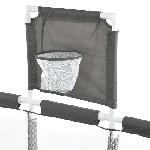 Дитячий манеж MR 1338-G, сірий, з баскетбольним кільцем - фото 3