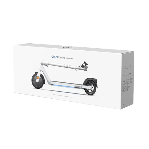 Електросамокат OKAI ES20-NEON чорний 9", 300(600)W, 9. 8Ah, 40km, 25km\h, 20%, NFC, App, 16kg - фото 2