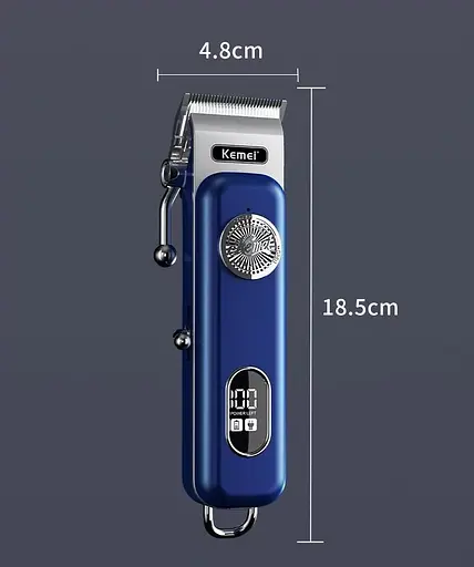 Машинка для стрижки волосся Kemei Km-1895 для барберів - фото 2