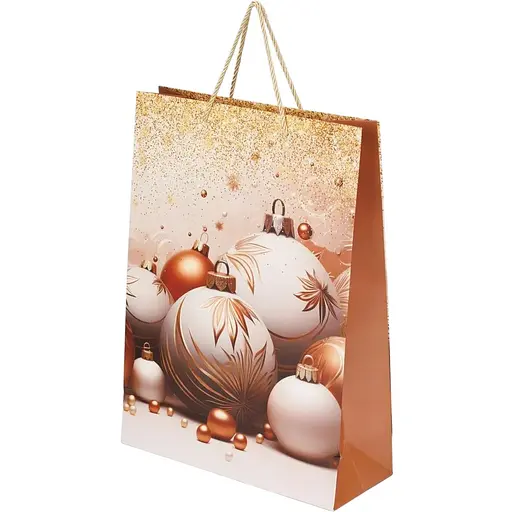 Пакет подарунковий новорічний Іграшки YX050954 Різнокольоровий (NY) - фото 1