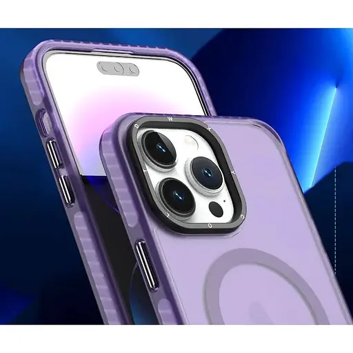 Чехол-накладка DK для Apple iPhone 12 Pro Max MagSafe Composite Matte (deep purple) - фото 3