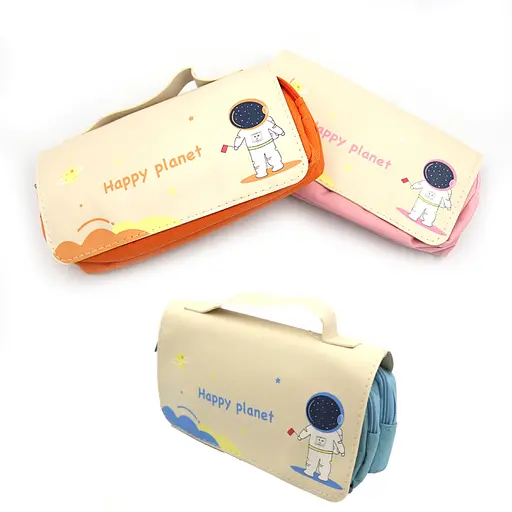 Пенал Happy Planet, 20.5x5.5x7 см, з ручкою, 0204P (В асортименті) - фото 5