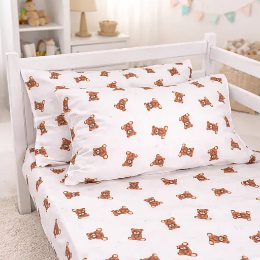 Наволочка MirSon Ranforce Elite Mini Bear 40x60 см (2200012582190) - фото 1