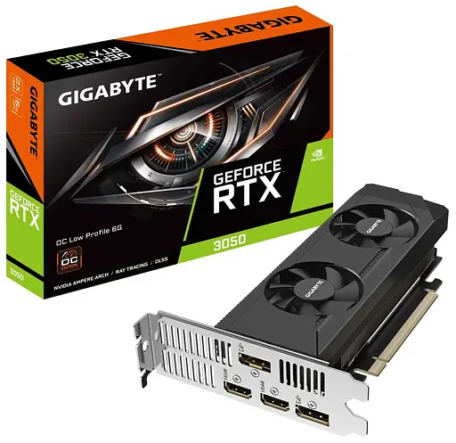 Видеокарта Gigabyte RTX 3050 6GB Gaming OC (GV-N3050OC-6GL) (GDDR6, 96 bit, PCI-E v4.0 x8) - фото 6