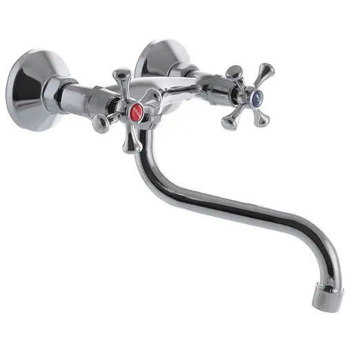 Змішувач для кухні G-Ferro 361 FE0017 Хром - фото 1