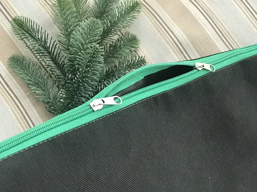 Сумка-чохол Hvoya для зберігання штучної ялинки до 2.2 м чорно-зелений - фото 5