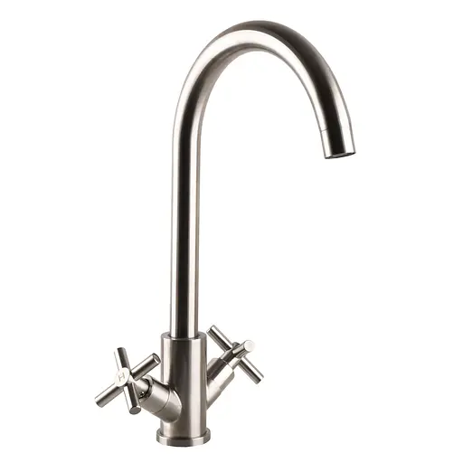 Смеситель для кухни Globus Lux Dukat SD4-203 Нержавеющая сталь - фото 1